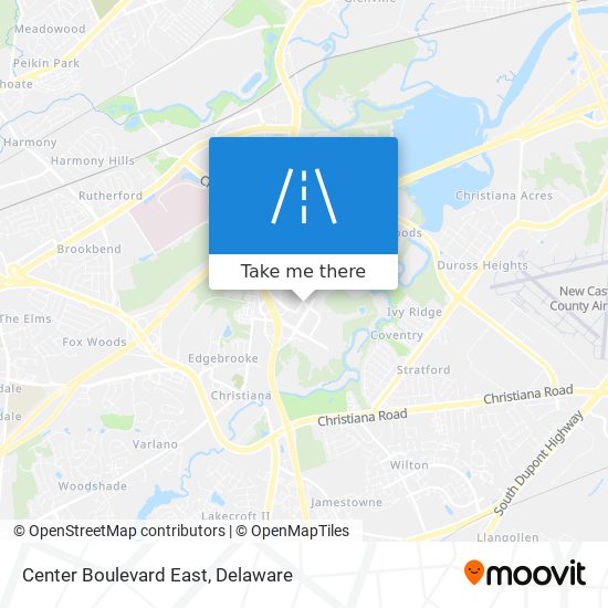Mapa de Center Boulevard East