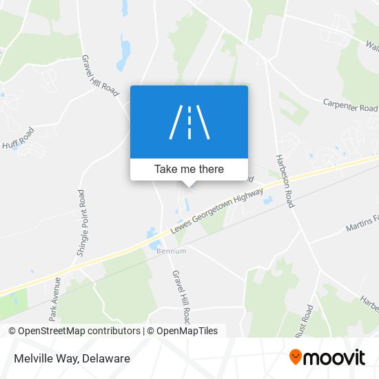 Melville Way map