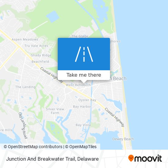 Junction And Breakwater Trail map