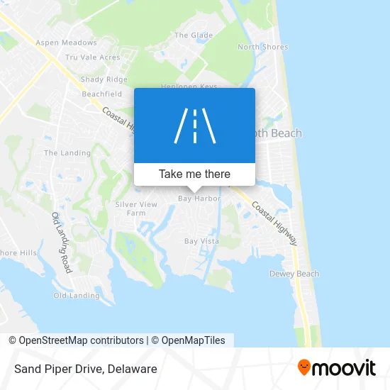 Sand Piper Drive map