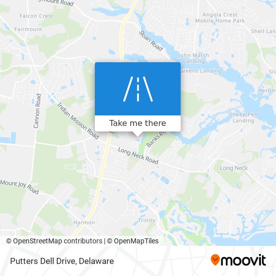 Mapa de Putters Dell Drive