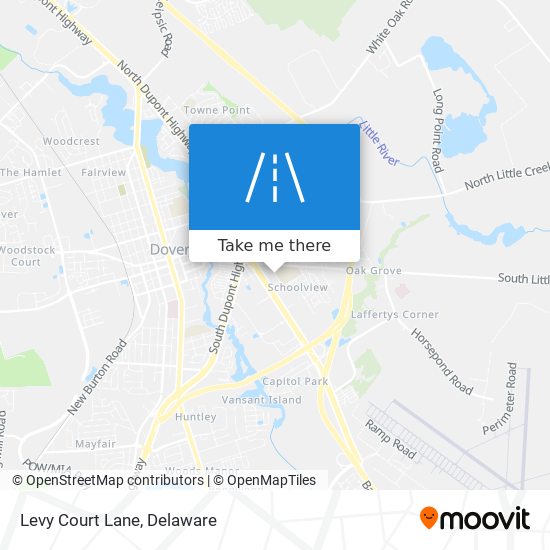 Levy Court Lane map