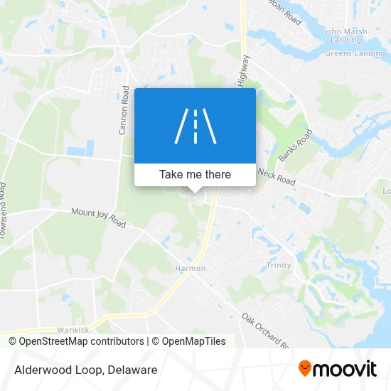 Alderwood Loop map