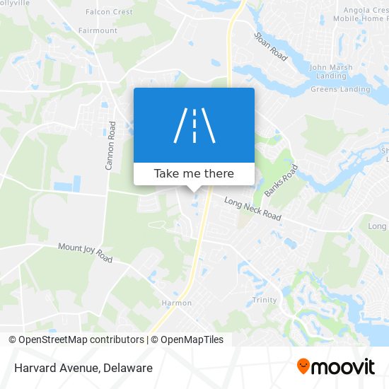 Mapa de Harvard Avenue