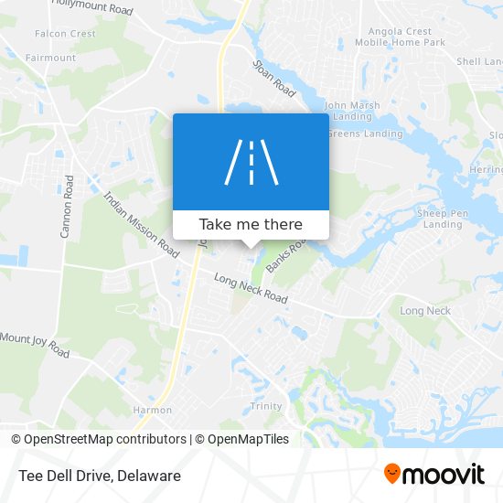 Mapa de Tee Dell Drive