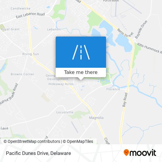 Mapa de Pacific Dunes Drive