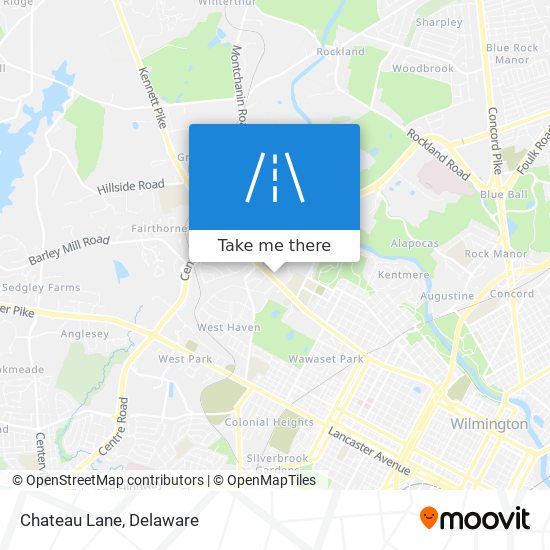 Mapa de Chateau Lane