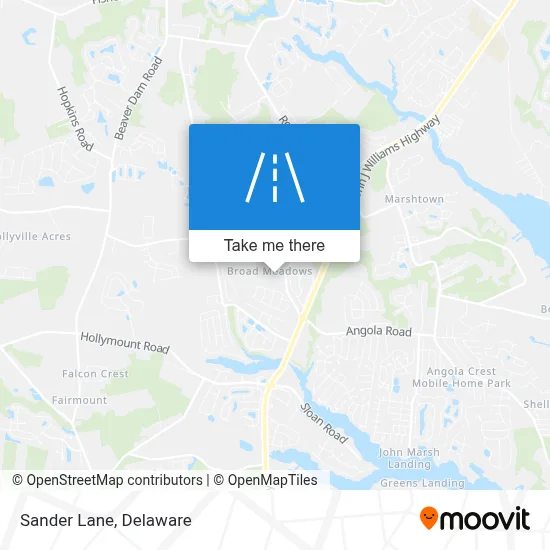 Sander Lane map