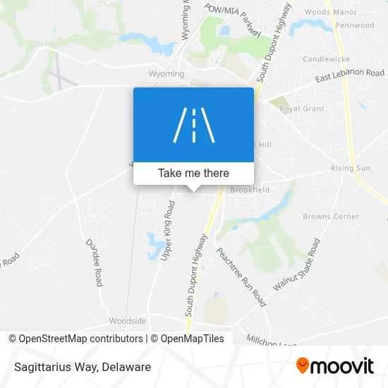 Sagittarius Way map