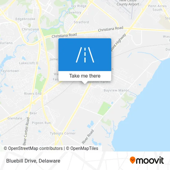Bluebill Drive map