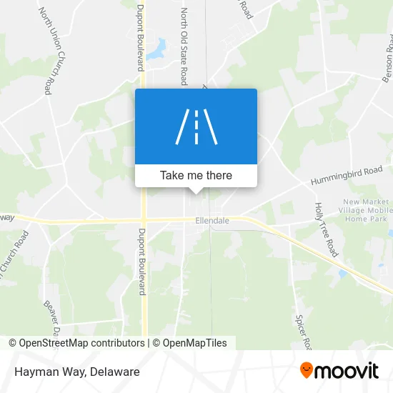 Hayman Way map