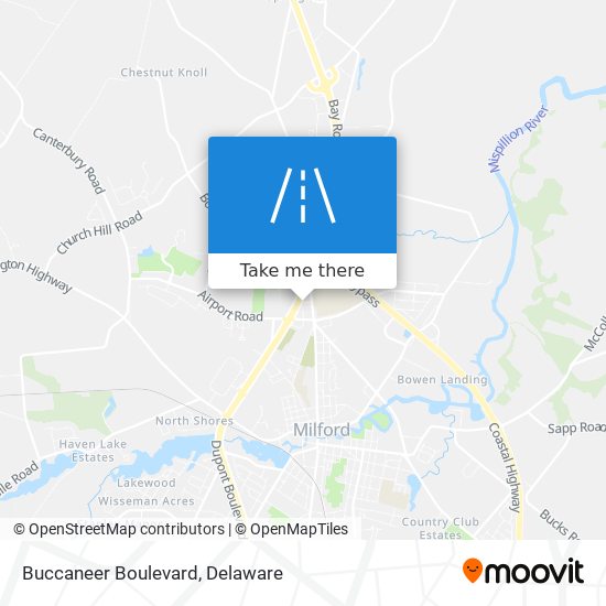 Mapa de Buccaneer Boulevard