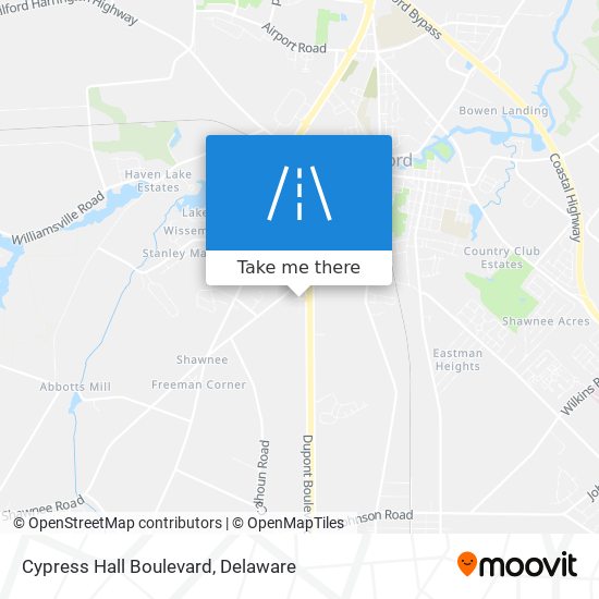 Cypress Hall Boulevard map