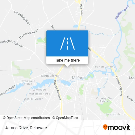 James Drive map
