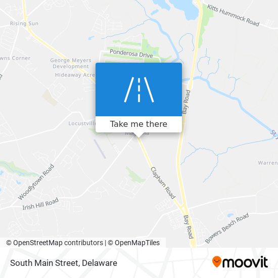 Mapa de South Main Street