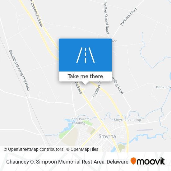 Mapa de Chauncey O. Simpson Memorial Rest Area