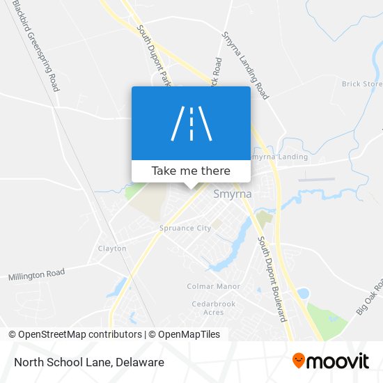 Mapa de North School Lane