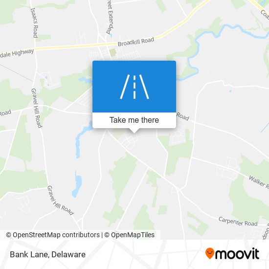 Mapa de Bank Lane