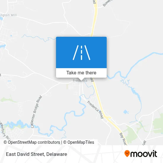 East David Street map