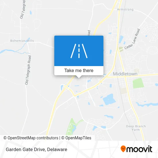 Garden Gate Drive map