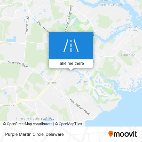 Purple Martin Circle map