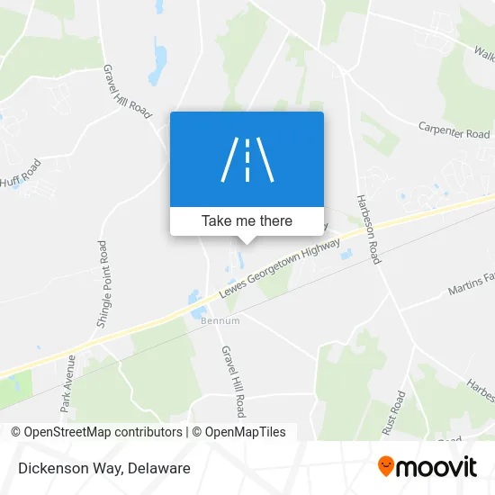 Dickenson Way map