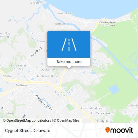 Mapa de Cygnet Street