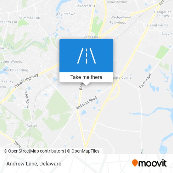 Mapa de Andrew Lane