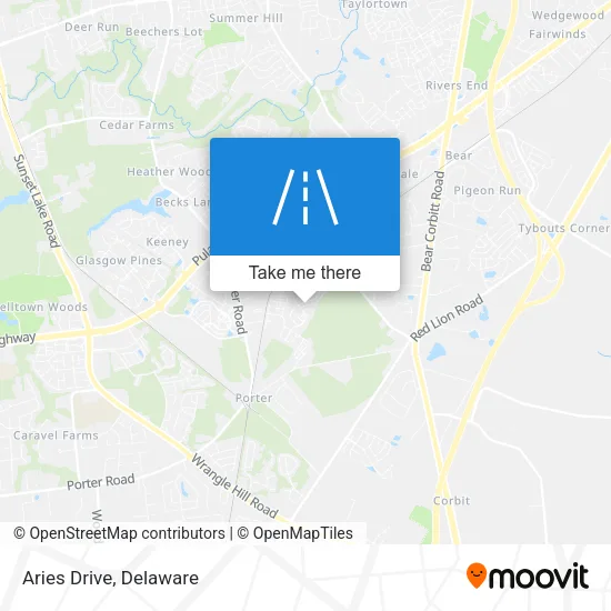 Aries Drive map