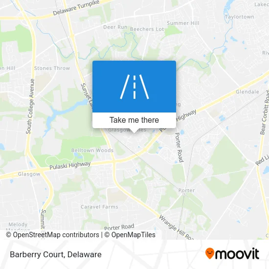 Barberry Court map