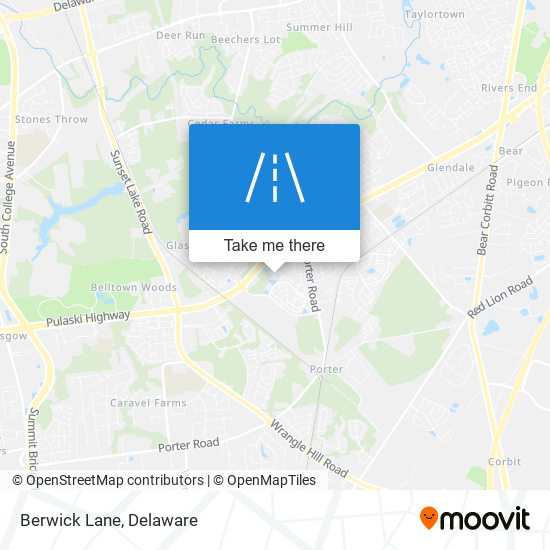Mapa de Berwick Lane