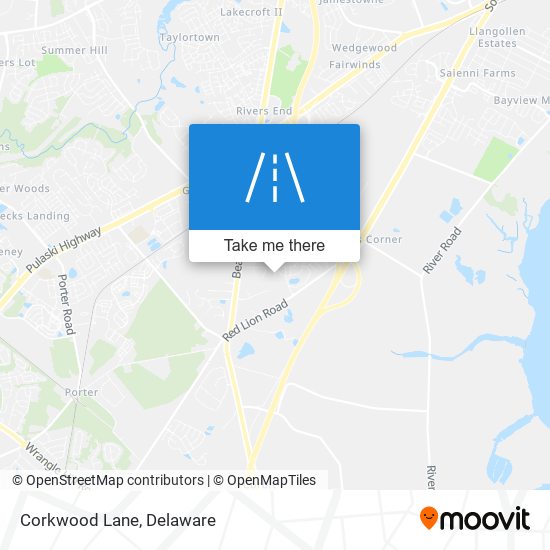 Mapa de Corkwood Lane