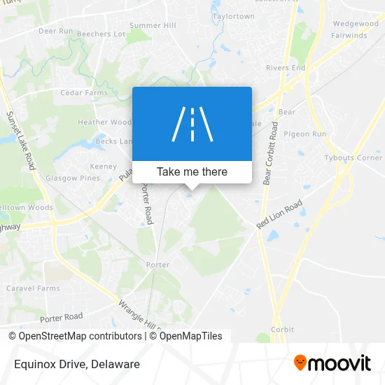 Equinox Drive map