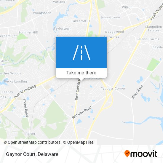 Mapa de Gaynor Court