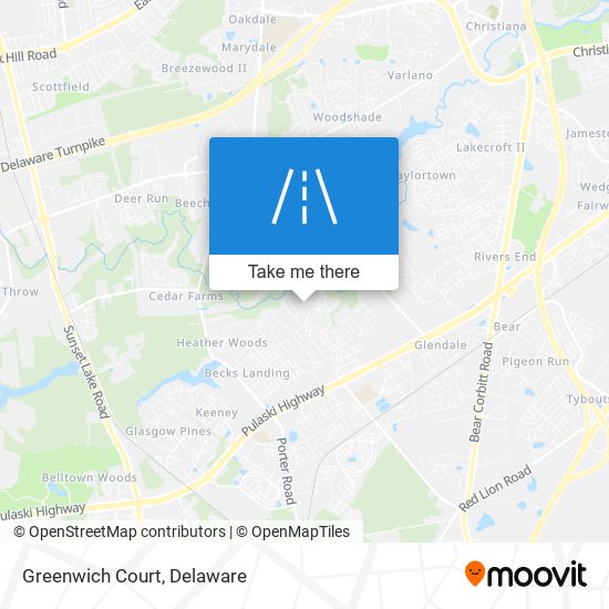 Mapa de Greenwich Court