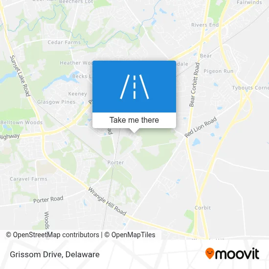 Grissom Drive map