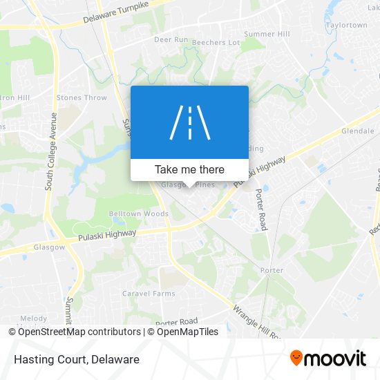 Hasting Court map