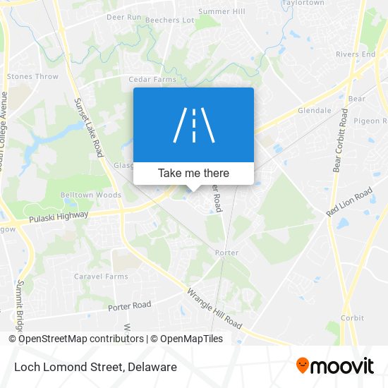 Mapa de Loch Lomond Street