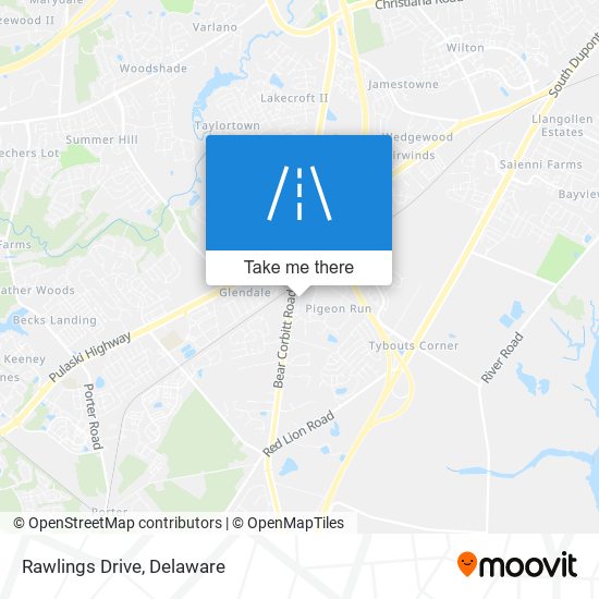 Rawlings Drive map