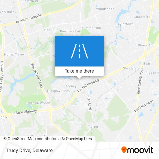 Trudy Drive map