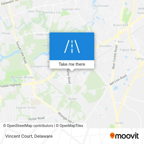 Vincent Court map