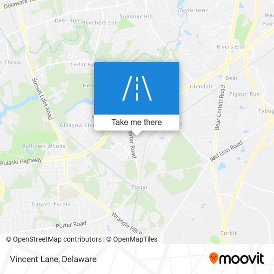 Mapa de Vincent Lane