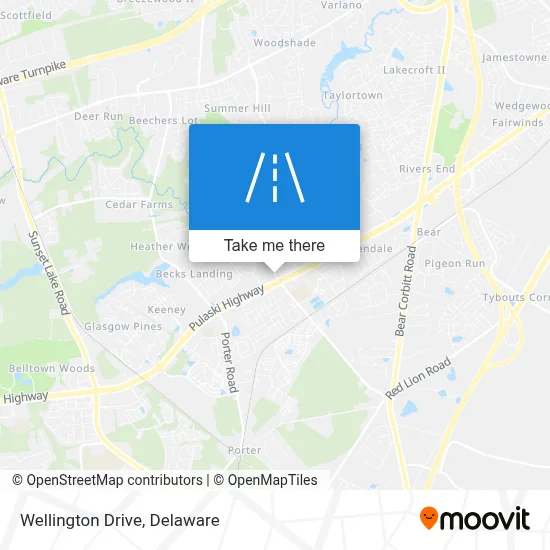 Wellington Drive map