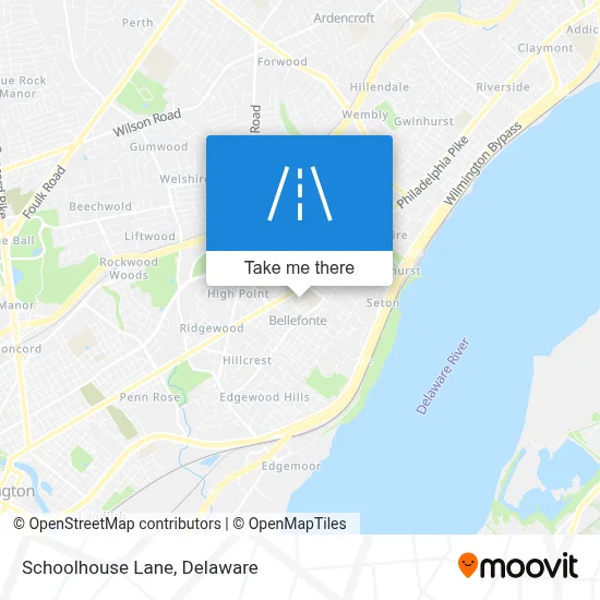 Schoolhouse Lane map
