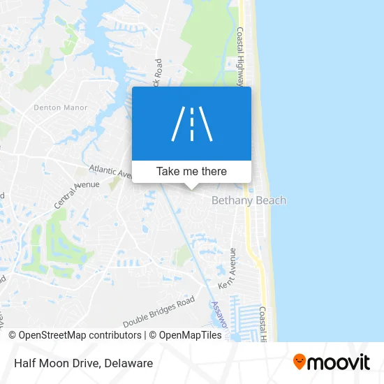 Half Moon Drive map