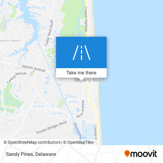 Mapa de Sandy Pines