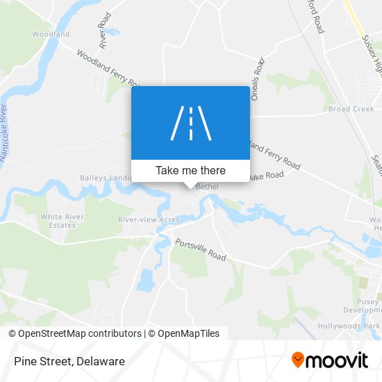 Mapa de Pine Street
