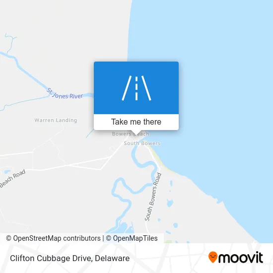 Clifton Cubbage Drive map