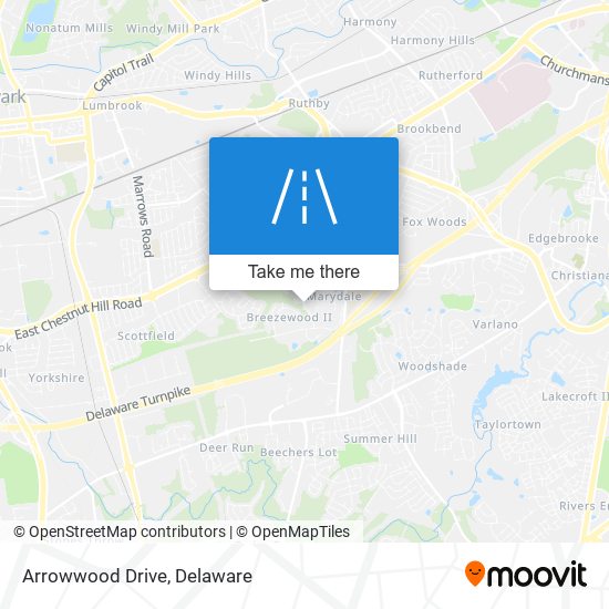 Arrowwood Drive map