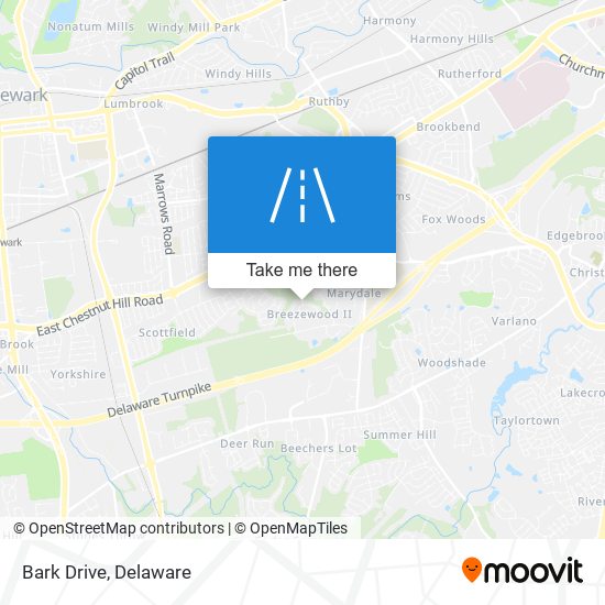 Mapa de Bark Drive